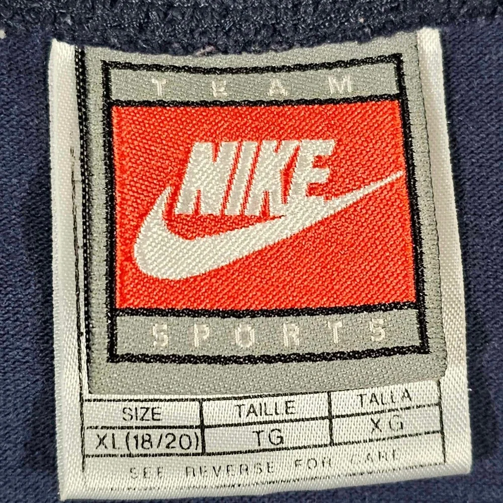 Michigan Wolverines Vintage 90s Nike Warm Up Basketball Jersey Shirt - Fab 5